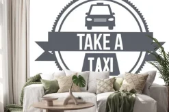 Naklejka: Konstrukcja taxi