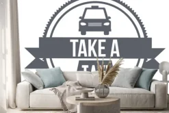 Naklejka: Konstrukcja taxi