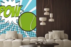 Naklejka: Konstrukcja tenisa sportu