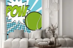 Naklejka: Konstrukcja tenisa sportu