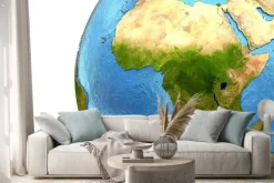 Naklejka: Kontynent afrykański na ziemi