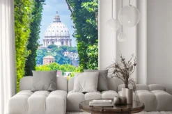 Naklejka: Kopuła bazyliki świętego piotra