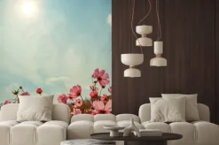 Naklejka: Kosmos kwiaty w ogrodzie