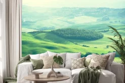 Naklejka: Krajobraz w toskanii we włoszech