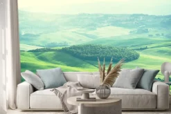 Naklejka: Krajobraz w toskanii we włoszech