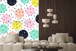 Naklejka: Kreatywny wzór z ręcznie rysowane tekstury. abstrakcyjne tło.