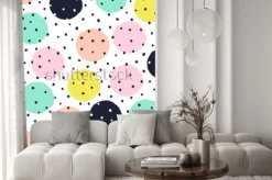 Naklejka: Kreatywny wzór z ręcznie rysowane tekstury. abstrakcyjne tło.