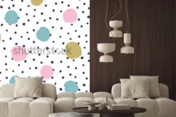 Naklejka: Kreatywny wzór z ręcznie rysowane tekstury. abstrakcyjne tło.