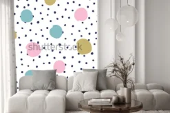 Naklejka: Kreatywny wzór z ręcznie rysowane tekstury. abstrakcyjne tło.