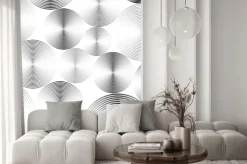 Naklejka: Kręgi z efektem 3d