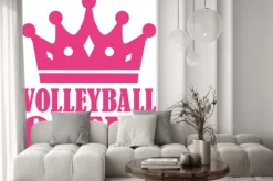 Naklejka: Królowa siatkówka