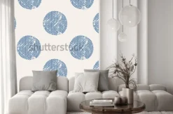 Naklejka: Kropki / ręcznie rysowane wektor wzór / moda / ptaki / mogą być