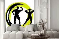 Naklejka: Kulturystyka - 41