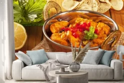 Naklejka: Kurczak curry