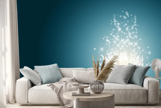 Naklejka: Kwiat lotosu