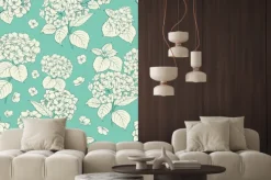 Naklejka: Kwiat wzór.