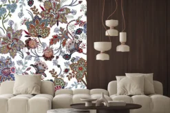 Naklejka: Kwiatowe ornamenty w stylu etno