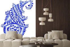 Naklejka: Kwiatowy ornament ozdobny