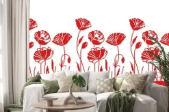 Naklejka: Kwiatowy ornament