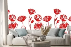 Naklejka: Kwiatowy ornament