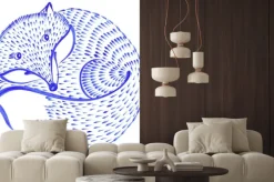 Naklejka: Kwiatowy ornament ozdobny