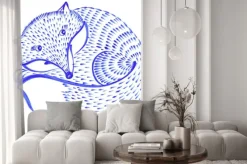 Naklejka: Kwiatowy ornament ozdobny