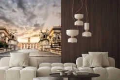 Naklejka: La scalinata del campidoglio, rzym