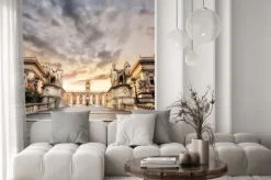 Naklejka: La scalinata del campidoglio, rzym