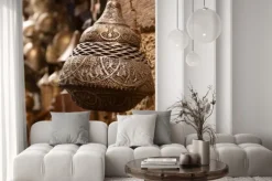 Naklejka: Lampy w sklepie ulicy w kairze, egipt