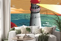 Naklejka: Latarnia lato