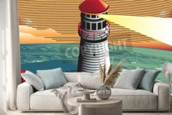 Naklejka: Latarnia lato