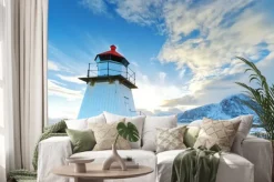 Naklejka: Latarnia na lofotach