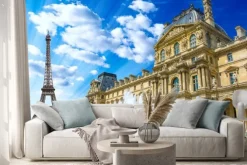 Naklejka: Le louvre, paryż, francja