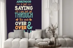 Naklejka: Lettering typography poster motivational quotes