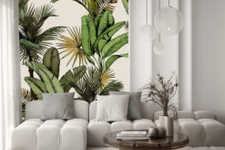 Naklejka: Liście palmowe i bananowe