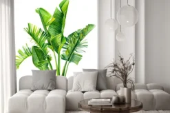 Naklejka: Liście z dżungli