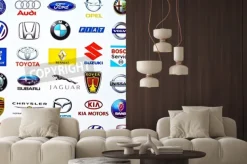 Naklejka: Loga światowych marek samochodowych