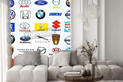 Naklejka: Loga światowych marek samochodowych