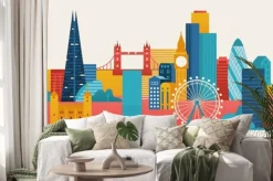 Naklejka: London city illustration.