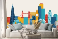 Naklejka: London city illustration.