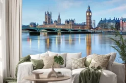 Naklejka: Londyn - big ben i houses of parliament, wielka brytania