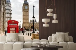 Naklejka: Londyńska budka telefoniczna i big ben