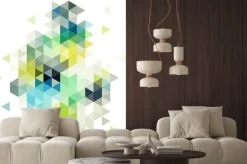 Naklejka: Low poly abstrakcyjne tła, wektor