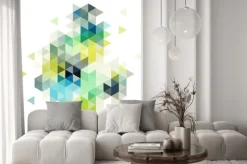 Naklejka: Low poly abstrakcyjne tła, wektor