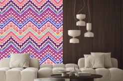 Naklejka: Malowane ręcznie rysowane bez szwu deseń. ilustracja