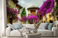 Naklejka: Malownicze miasteczko prowansji