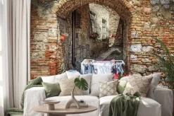 Naklejka: Malowniczy zakątek w san gimignano