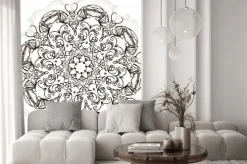 Naklejka: Mandala etnicznych indian projektowania ilustracji