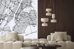 Naklejka: Mapa drogowa nowego jorku