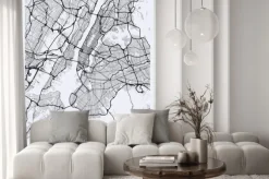 Naklejka: Mapa drogowa nowego jorku